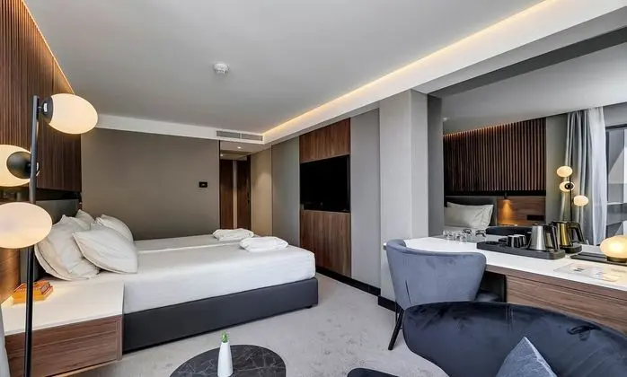 Standard Tek Büyük veya İki Ayrı Yataklı Oda (French balcony)