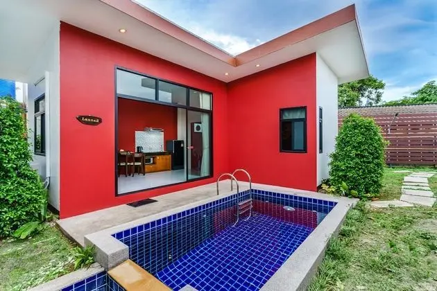Design Villa, 1 Yatak Odası, Kişiye Özel Havuzlu, Havuz Manzaralı