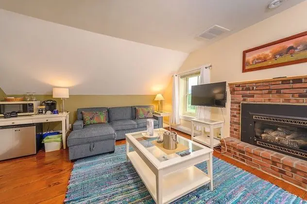 Deluxe Stüdyo Süit, 1 Büyük (Queen) Boy Yatak ve Çekyat, Şömine, Dağ Manzaralı (Mt. Mansfield)