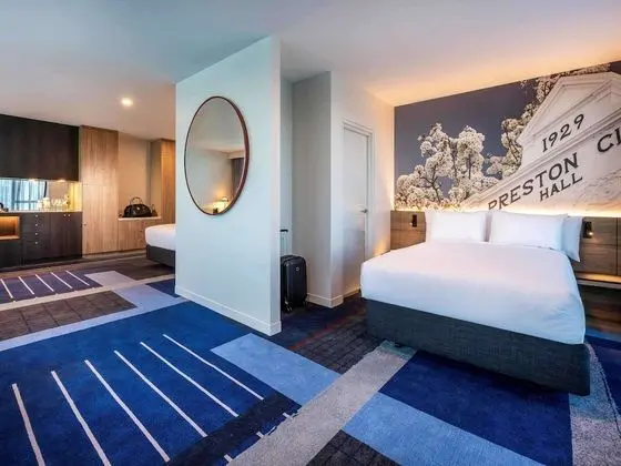 Deluxe Tek Büyük Yataklı Oda, 2 Çift Kişilik Yatak