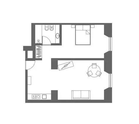 Appartamento 1 camera da letto, 2 people Via Romagnosi 4