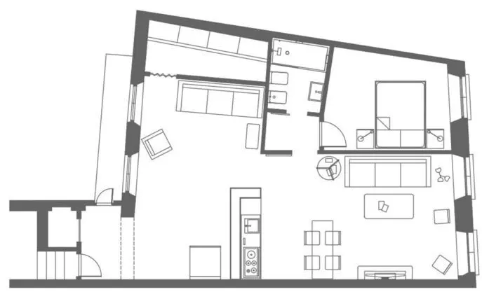 Apart Daire (for 3 People Via Formentini 5)