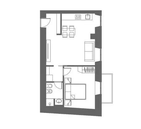 Deluxe Apart Daire, 1 Yatak Odası (2 pax)