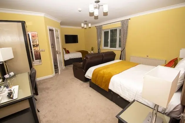 Family Dört Kişilik Oda, 1 Yatak Odası, Bahçe Manzaralı