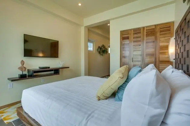 Luxury Süit, Birden Çok Yatak Odası, Mutfak, Plaj Manzaralı