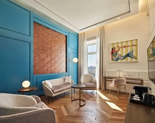 Deluxe Oda, 1 En Büyük (King) Boy Yatak, Deniz Manzaralı