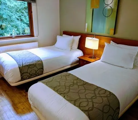 Oda, 2 Yatak Odası, Mutfak, Bahçeli (Woodland Lodge)
