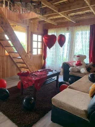 Bungalow, Deniz ve Doğa Manzaralı, Balkonlu