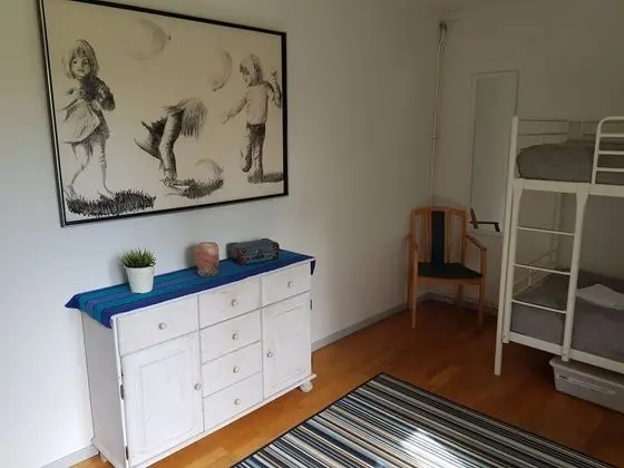 Dört Kişilik Oda, Ortak Banyo, Bahçe Manzaralı (Annexet)