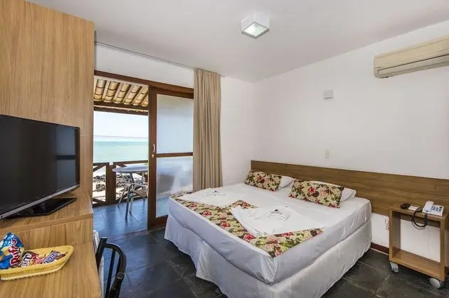 Deluxe Tek Büyük veya İki Ayrı Yataklı Oda, 1 Çift Kişilik veya 2 Tek Kişilik Yatak, Plaj Manzaralı