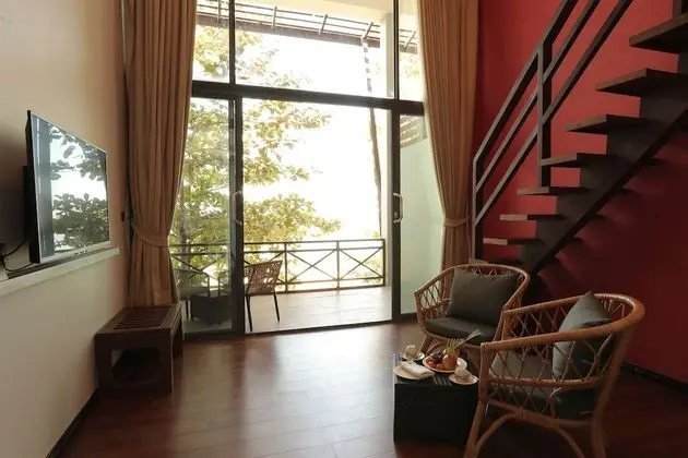 Romantic Çatı Katı (Loft), 1 Çift Kişilik Yatak, Deniz Manzaralı, Köşe