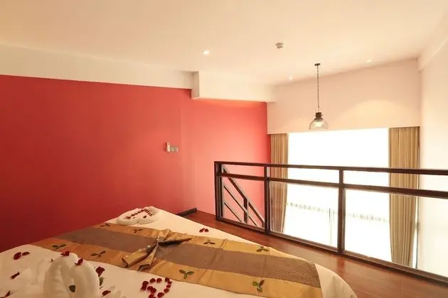 Romantic Çatı Katı (Loft), 1 Çift Kişilik Yatak, Deniz Manzaralı, Köşe