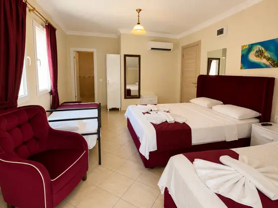 Aile Odası, Orman Manzaralı, Balkonlu