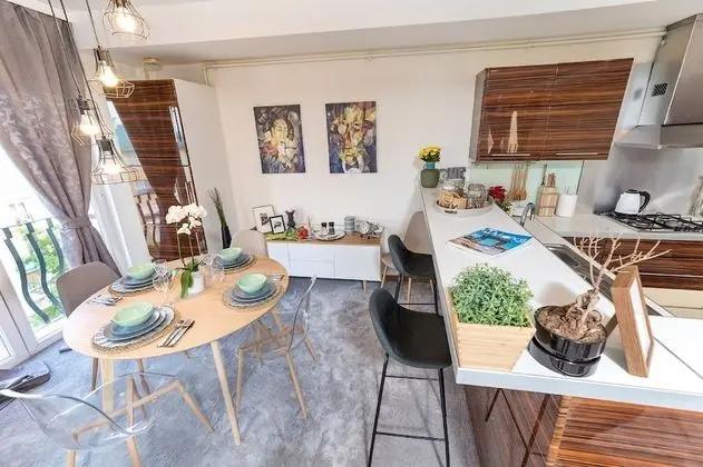 Deluxe Apart Daire, 2 Yatak Odası, Balkon, Havuz Manzaralı