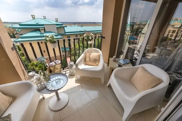 Deluxe Apart Daire, 2 Yatak Odası, Balkon, Havuz Manzaralı