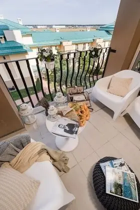 Deluxe Apart Daire, 2 Yatak Odası, Balkon, Havuz Manzaralı
