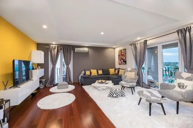 Deluxe Apart Daire, 2 Yatak Odası, Havuz Kullanımı, Havuz Manzaralı