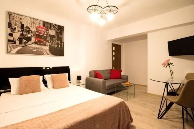Deluxe Stüdyo, 1 Büyük (Queen) Boy Yatak, Mutfak, Şehir Manzaralı