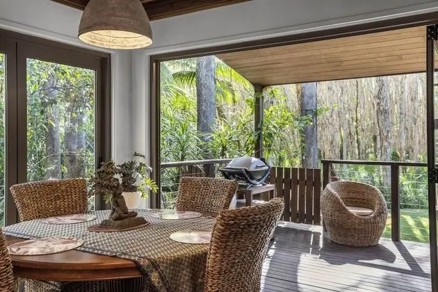 Family Bungalov, 2 Yatak Odası, Balkon, Bahçe Manzaralı