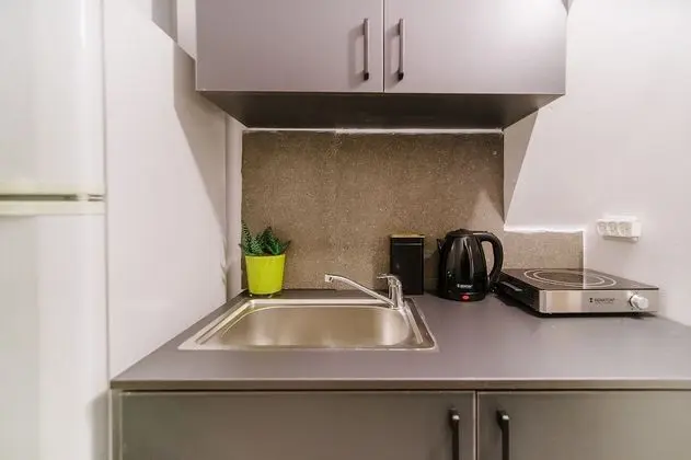 Two connected Studios with Kitchens and Galleries