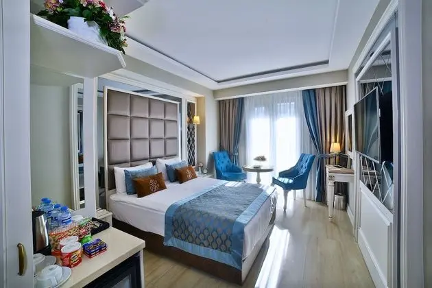 Deluxe Tek Büyük Yataklı Oda, 1 Yatak Odası, Sigara İçilebilir