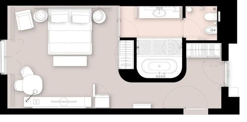 Deluxe Oda, 1 Çift Kişilik Yatak