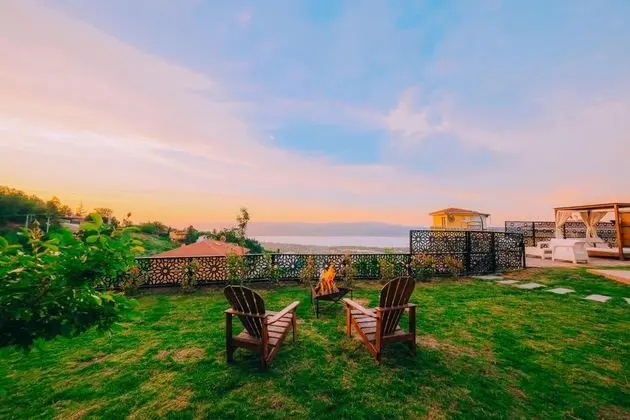Teras Bungalow Oda, Göl Manzaralı, Isıtmalı Özel Havuzlu