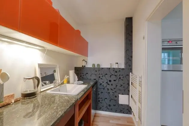 Comfort Stüdyo, Mutfak, Bahçe Manzaralı