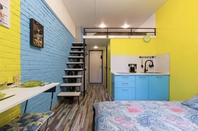 Stüdyo, 1 Yatak Odası, Sigara İçilmez, Küçük Mutfak