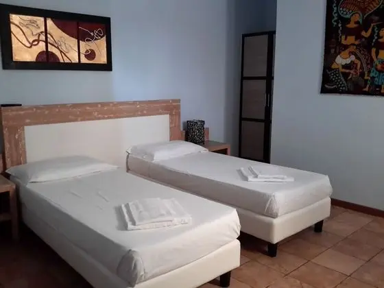 Tek Büyük veya İki Ayrı Yataklı Oda, Veranda (Turchese)