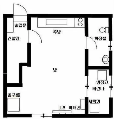 B2 Bed 1 Room