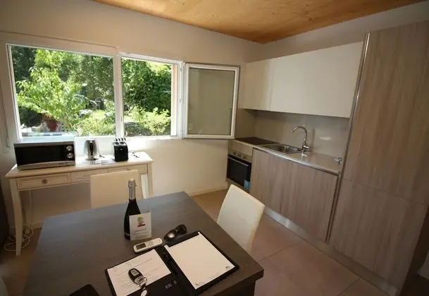 Family Stüdyo, 1 Çift Kişilik Yatak, Dağ Manzaralı, Bahçeli (Ca' Balmelli With Shared Pool)