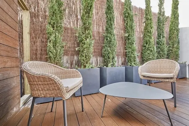 Standard Tek Büyük Yataklı Oda, Teras