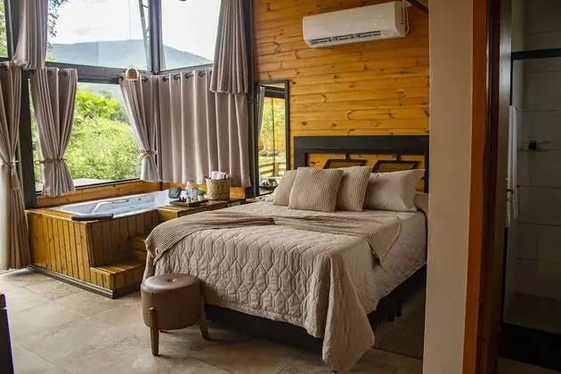 Romantic Dağ Evi, 1 Çift Kişilik Yatak, Jakuzi, Dağ Manzaralı