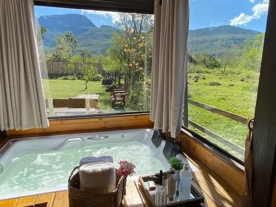 Romantic Dağ Evi, 1 Çift Kişilik Yatak, Jakuzi, Dağ Manzaralı
