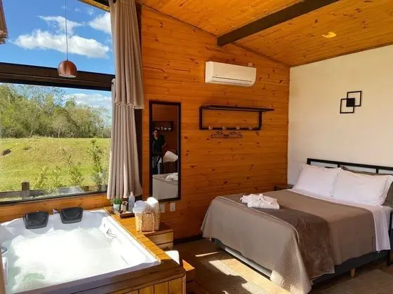 Romantic Dağ Evi, 1 Çift Kişilik Yatak, Jakuzi, Dağ Manzaralı