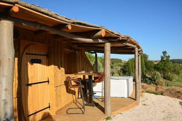 Exclusive Kulübe, Sıcak Su Havuzu, Bahçe Manzaralı (Maison du Hobbit)