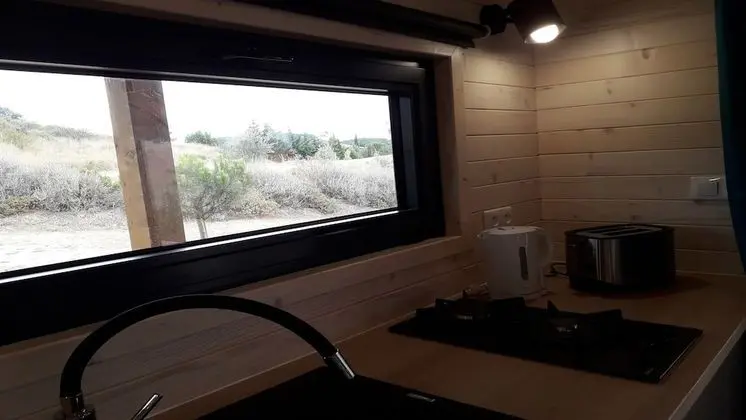 Panoramic Kulübe, Sıcak Su Havuzu, Dağ Manzaralı (Cabane des Baies Sauvages)