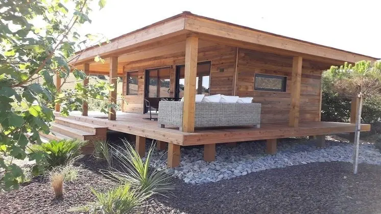 Panoramic Kulübe, Sıcak Su Havuzu, Dağ Manzaralı (Cabane des Baies Sauvages)