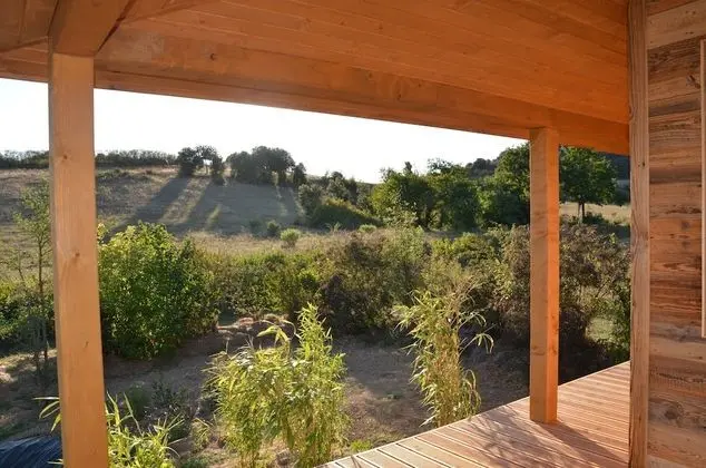Panoramic Kulübe, Sıcak Su Havuzu, Dağ Manzaralı (Cabane des Baies Sauvages)
