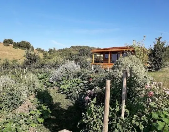 Panoramic Kulübe, Sıcak Su Havuzu, Dağ Manzaralı (Cabane des Baies Sauvages)