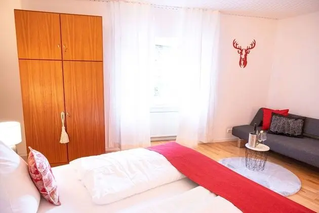 Deluxe Tek Büyük Yataklı Oda, Özel Banyo, Şehir Manzaralı (Doppelzimmer)