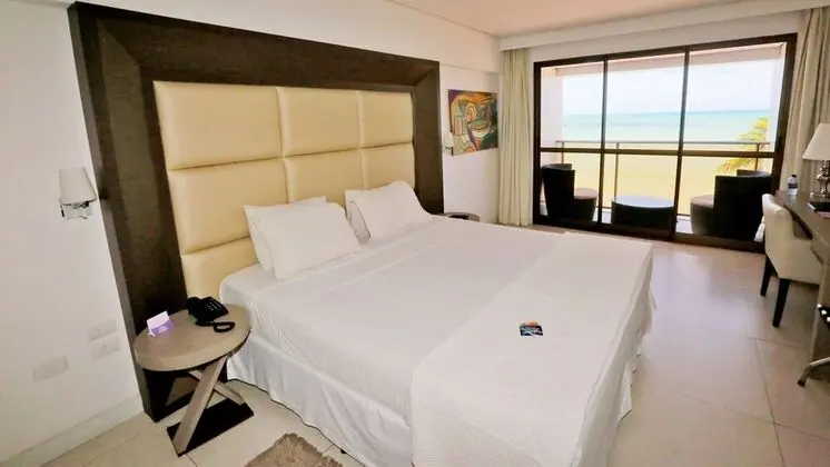 Tek Büyük Yataklı Oda, Balkon, Plaj Manzaralı