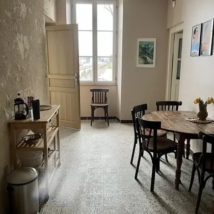 Comfort Üç Kişilik Oda, Özel Banyo, Nehir Manzaralı (Côté Loire)
