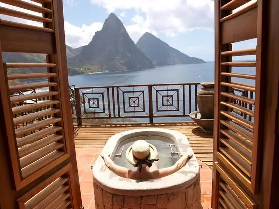 Honeymoon Stüdyo Süit, Okyanus Manzaralı (Grotto Suite)