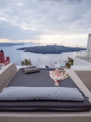 Junior Cave Suite, Caldera View, Private Hot Tub