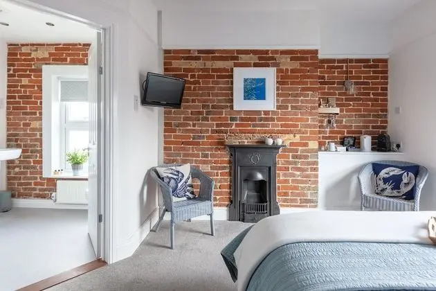 Tek Büyük Yataklı Oda, Banyolu/Duşlu, Deniz Manzaralı (King Ensuite)