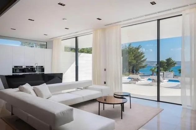 Deluxe Villa, 4 Yatak Odası, Kişiye Özel Havuzlu, Deniz Manzaralı