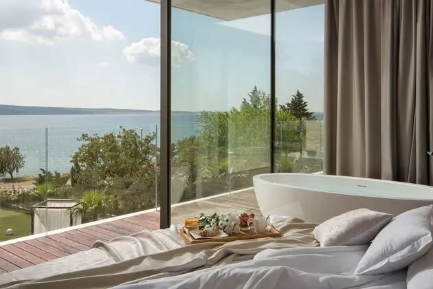 Deluxe Villa, 4 Yatak Odası, Kişiye Özel Havuzlu, Deniz Manzaralı