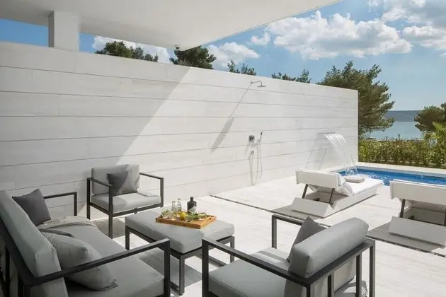 Deluxe Villa, 4 Yatak Odası, Kişiye Özel Havuzlu, Deniz Manzaralı